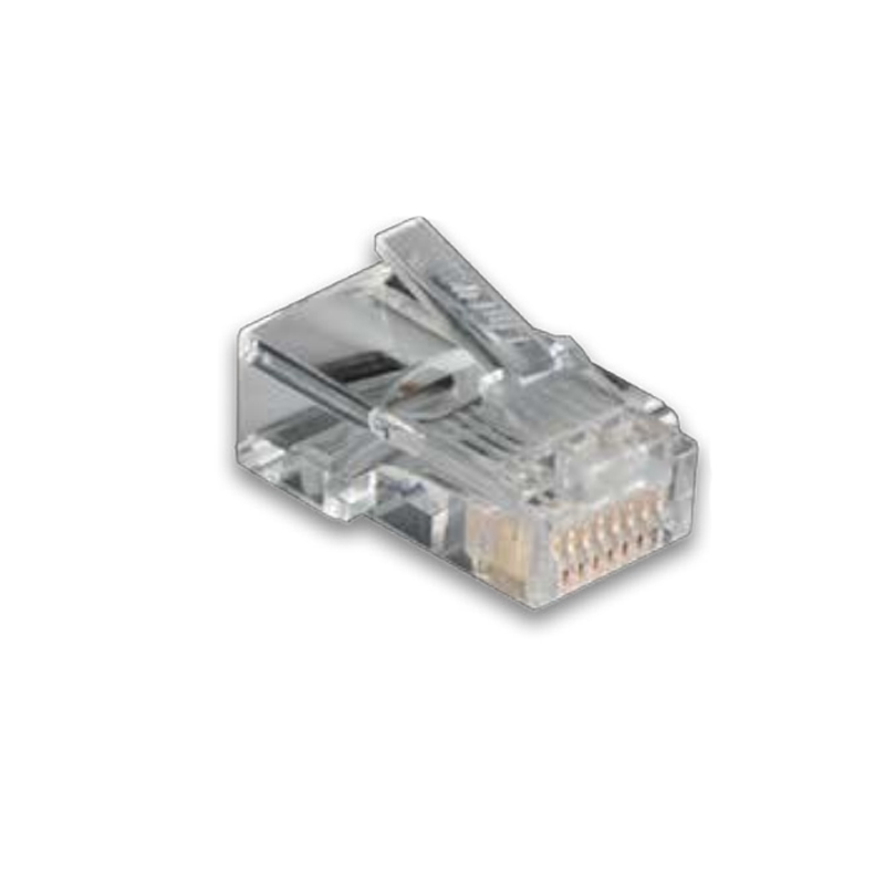 CAT 5E RJ45 PLUG (ตัวผู้), สีใส High Performance (HP)